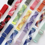 Universal Adjustable Braided Elastic Diamond Buckle Replacement Strap Watchband - Image 5