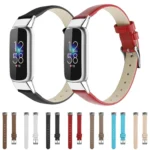 For Fitbit Luxe Leather Replacement Strap Watchband - Image 2
