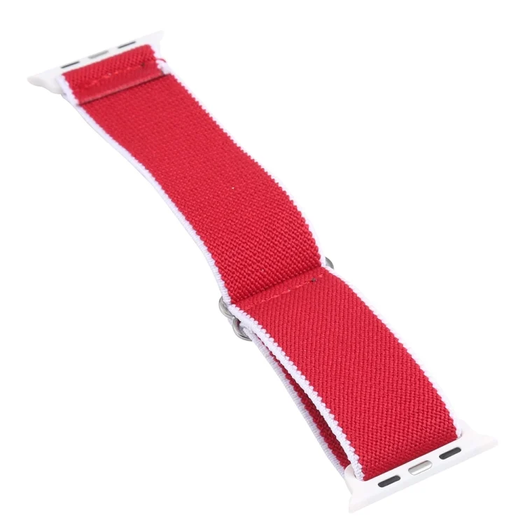 EDA001922702_B4.webp High Elastic Nylon Replacement Watchband For Apple Watch Series, 7 45mm / 6 & SE & 5 & 4 44mm / 3 & 2 & 1 42mm - Image 5