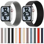 Single Lap Nylon Replacement Watchband, Size: L 155mm For Apple Watch Series 6 & SE & 5 & 4 40mm / 3 & 2 & 1 38mm, L 155mm 40mm / 38mm - Image 2