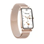 ZX19 1.45 inch HD Screen Bluetooth 5.0 IP68 Waterproof Women Smart Watch, Support Sleep Monitor / Menstrual Cycle Reminder / Heart Rate Monitor / Blood Oxygen Monitoring, Style: Milanese Strap - Image 9