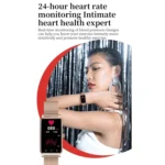 ZX19 1.45 inch HD Screen Bluetooth 5.0 IP68 Waterproof Women Smart Watch, Support Sleep Monitor / Menstrual Cycle Reminder / Heart Rate Monitor / Blood Oxygen Monitoring, Style: Steel Strap - Image 3