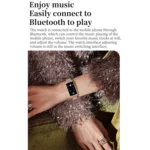 ZX19 1.45 inch HD Screen Bluetooth 5.0 IP68 Waterproof Women Smart Watch, Support Sleep Monitor / Menstrual Cycle Reminder / Heart Rate Monitor / Blood Oxygen Monitoring, Style: Steel Strap - Image 7