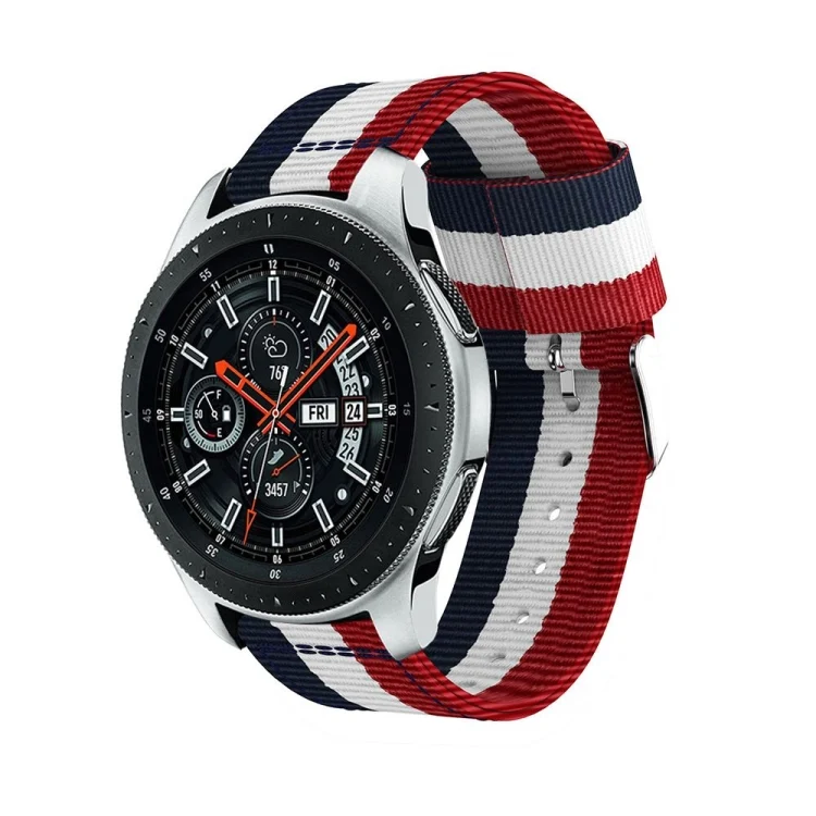 EDA001964401_B2.webp For Samsung Galaxy Watch4 40/44mm & Watch4 Classic 42/46mm Split Nylon Replacement Strap Watchband - Image 3
