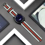 For Samsung Galaxy Watch4 40/44mm & Watch4 Classic 42/46mm Split Nylon Replacement Strap Watchband - Image 6