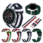 For Samsung Galaxy Watch4 40/44mm & Watch4 Classic 42/46mm Split Nylon Replacement Strap Watchband - Image 7
