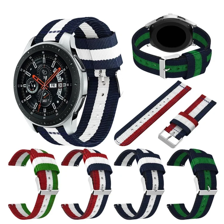 EDA001964401_B6.webp For Samsung Galaxy Watch4 40/44mm & Watch4 Classic 42/46mm Split Nylon Replacement Strap Watchband - Image 7