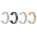 For Samsung Smart Watch Double Rows Diamond Steel Replacement Strap Watchband - Image 2