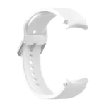 Silicone Silver Round Buckle Replacement Strap Watchband - Image 5