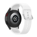 Silicone Silver Round Buckle Replacement Strap Watchband - Image 7