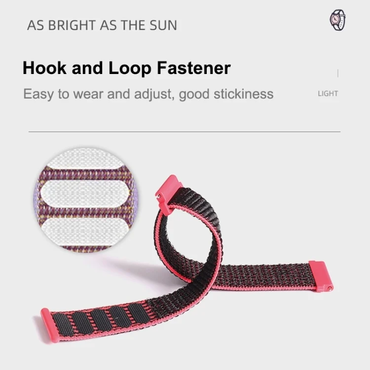 EDA002014301_B3.webp Nylon Loop Replacement Strap Watchband - Image 4