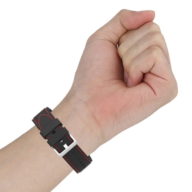 EDA002038201_B2.webp Silicone Stitching Replacement Strap Watchband - Image 3