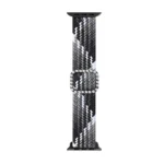 Adjustable Nylon Braided Elasticity Diamond Buckle Replacement Strap Watchband For Apple Watch Series, 7 & 6 & SE & 5 & 4 40mm/3 & 2 & 1 38mm - Image 4