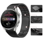 22mm Self-demolition Stainless Steel Metal Replacement Watchband - Image 5