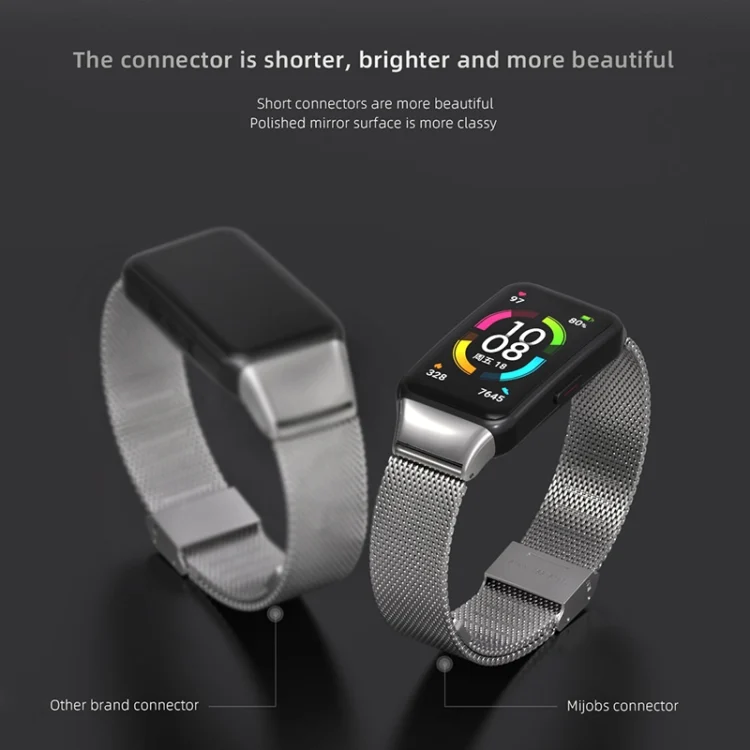 EDA002062201_B2.webp MIJOBS Milan Stainless Steel Replacement Strap Watchband - Image 3