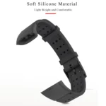 MIJOBS Breathable Silicone Replacement Strap Watchband with Hole - Image 4