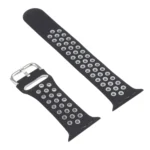 Silicone Replacement Strap Watchband + Protective Case with Screen Protector Set For Apple Watch Series - Image 2
