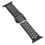 Silicone Replacement Strap Watchband + Protective Case with Screen Protector Set For Apple Watch Series - Image 4