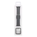 Silicone Replacement Strap Watchband + Protective Case with Screen Protector Set For Apple Watch Series - Image 5