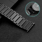 For Samsung Smart Watch One-bead Steel Butterfly Buckle Replacement Strap Watchband - Image 3