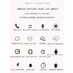 Z73 1.09 inch Touch Screen Smart Bracelet, Support Sleep Monitoring / Heart Rate Monitoring / Voice Control / Women Menstrual Cycle Reminder - Image 2