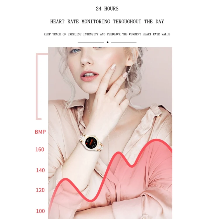 EDA002141601_B3.webp Z73 1.09 inch Touch Screen Smart Bracelet, Support Sleep Monitoring / Heart Rate Monitoring / Voice Control / Women Menstrual Cycle Reminder - Image 4
