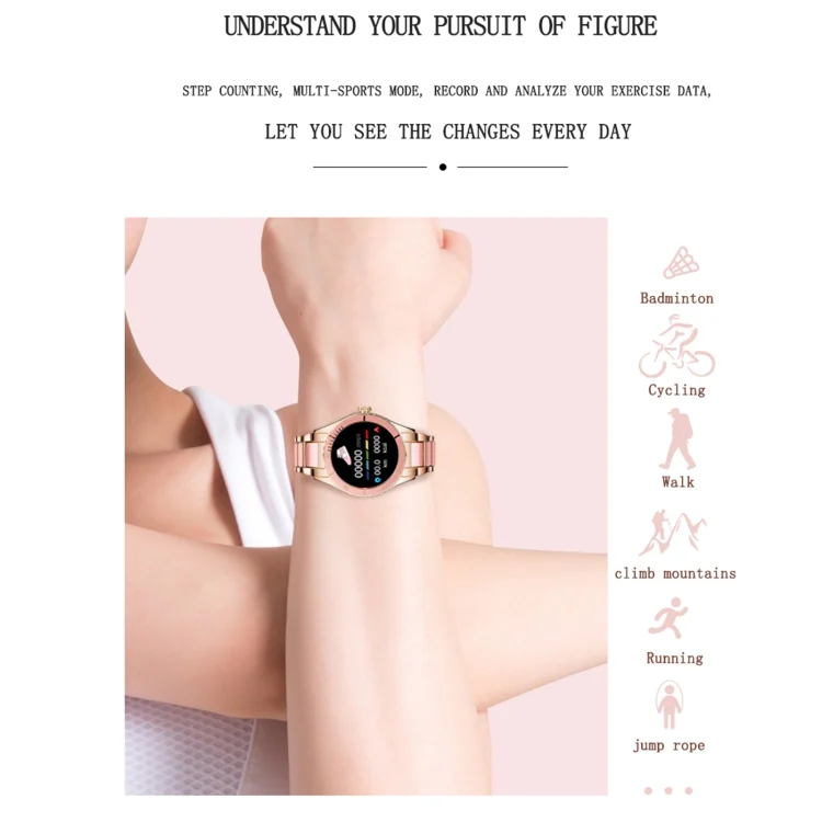 EDA002141601_B5.webp Z73 1.09 inch Touch Screen Smart Bracelet, Support Sleep Monitoring / Heart Rate Monitoring / Voice Control / Women Menstrual Cycle Reminder - Image 6