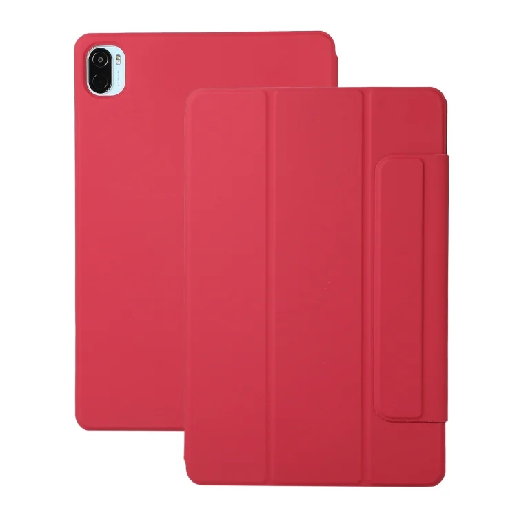 Solid Color Magnetic Buckle Horizontal Flip Leather Case with Holder, For Xiaomi Pad 5 / Pad 5 Pro