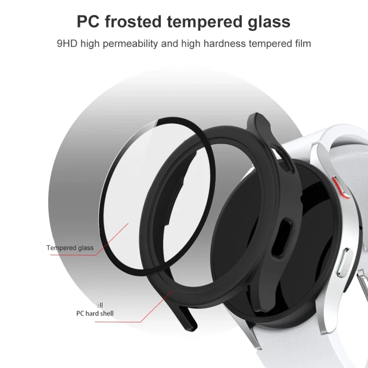EDA002173001A_2.webp Frosted PC + Tempered Glass Film Integrated Protective Case - Image 3