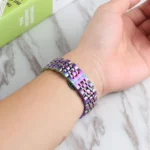 Seven-bead Stainless Steel Replacement Strap Watchband - Image 7