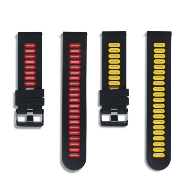 EDA002200201A_1.webp Universal Double Color Silicone Replacement Strap Watchband - Image 6