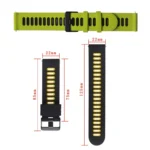 Universal Double Color Silicone Replacement Strap Watchband - Image 2