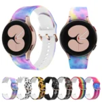 For Samsung Galaxy Watch4 / Watch4 Classic Silicone Printing Replacement Strap Watchband - Image 3