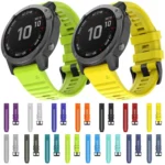 For Garmin Fenix 6X 26mm Silicone Smart Watch Replacement Strap Wristband - Image 2