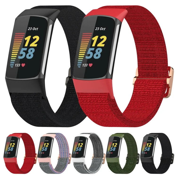 EDA002206201_B5.webp Elastic Nylon Braid Replacement Strap Watchband - Image 6