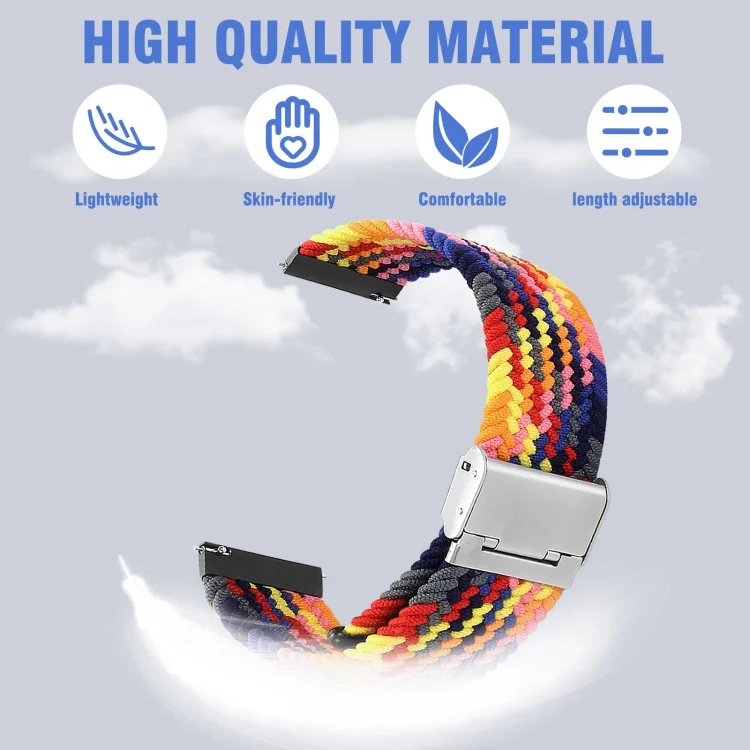 EDA002211701_B2.webp 22mm Universal Nylon Braided Metal Buckle Strap - Image 3