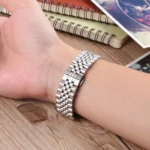 Five-bead Stainless Steel Replacement Strap Watchband - Image 6