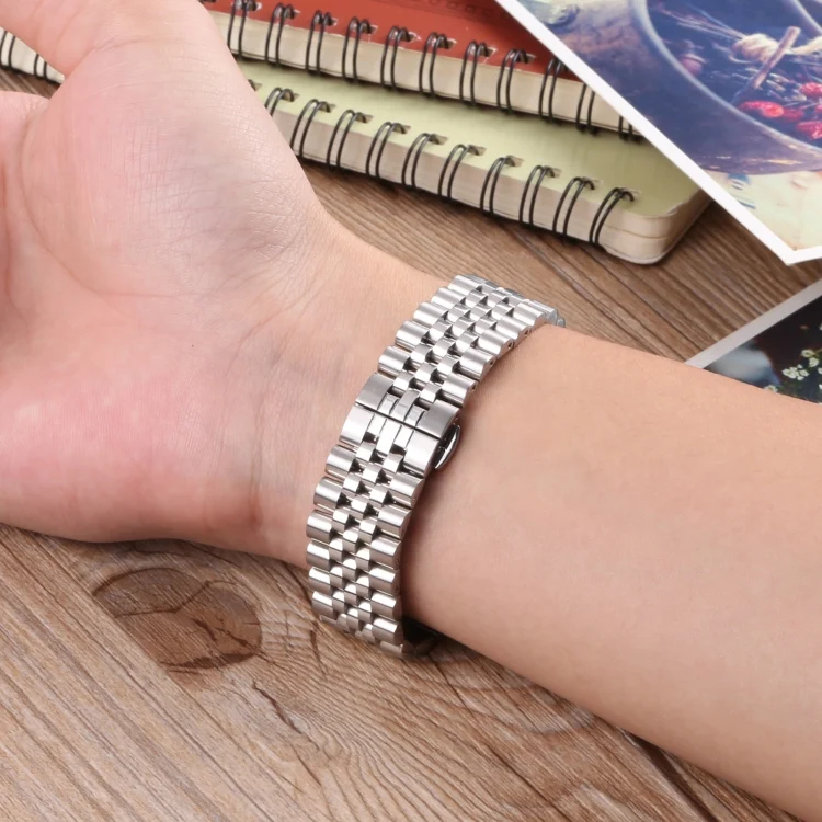 EDA002231301A_4.webp Five-bead Stainless Steel Replacement Strap Watchband - Image 6
