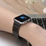 Bamboo Joint Magnetic Steel Replacement Strap Watchband For Apple Watch Series, 7 41mm / 6&SE&5&4 40mm / 3&2&1 38mm, 7 45mm / 6&SE&5&4 44mm / 3&2&1 42mm - Image 3