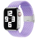 Nylon Braid One Buckle Replacement Watchband For Apple Watch Series