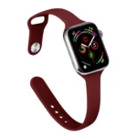 Slimming Silicone Replacement Watchband For Apple Watch Series