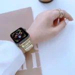 Lightning Shape Stainless Steel Replacement Watchband For Apple Watch Series - Image 5