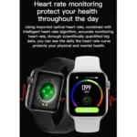 T500 1.44 inch TFT Touch Screen Smart Watch, Support Sleep Monitoring / Heart Rate Monitoring / Bluetooth Call / Bluetooth Music Playback - Image 4