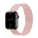 Silicone Magnetic Integrated Short Strap Watchband For Apple Watch Series - Image 5
