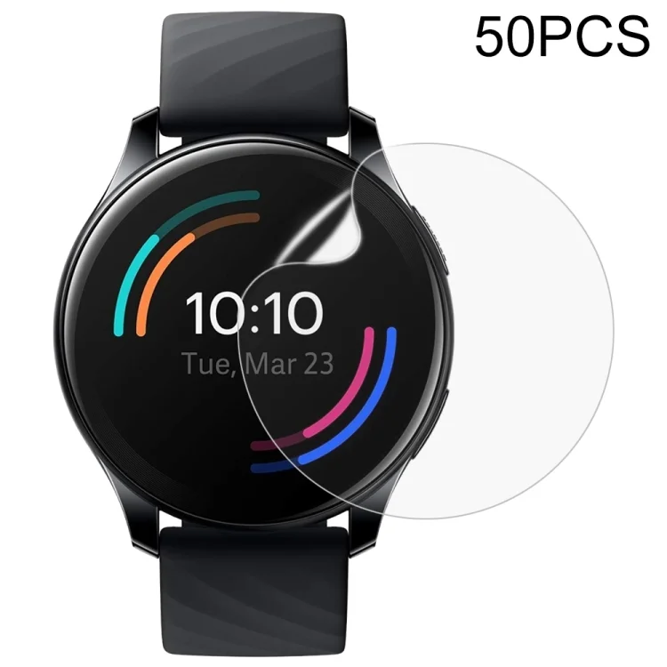50 PCS Soft Hydrogel Film Watch Screen Protector