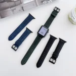 Crazy Horse Texture Matte Replacement Watchband For Apple Watch Series - Image 3