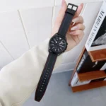 Universal Tricolor Sewing Leather Strap Watchband - Image 3