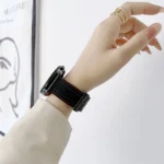 Universal Tricolor Sewing Leather Strap Watchband - Image 4