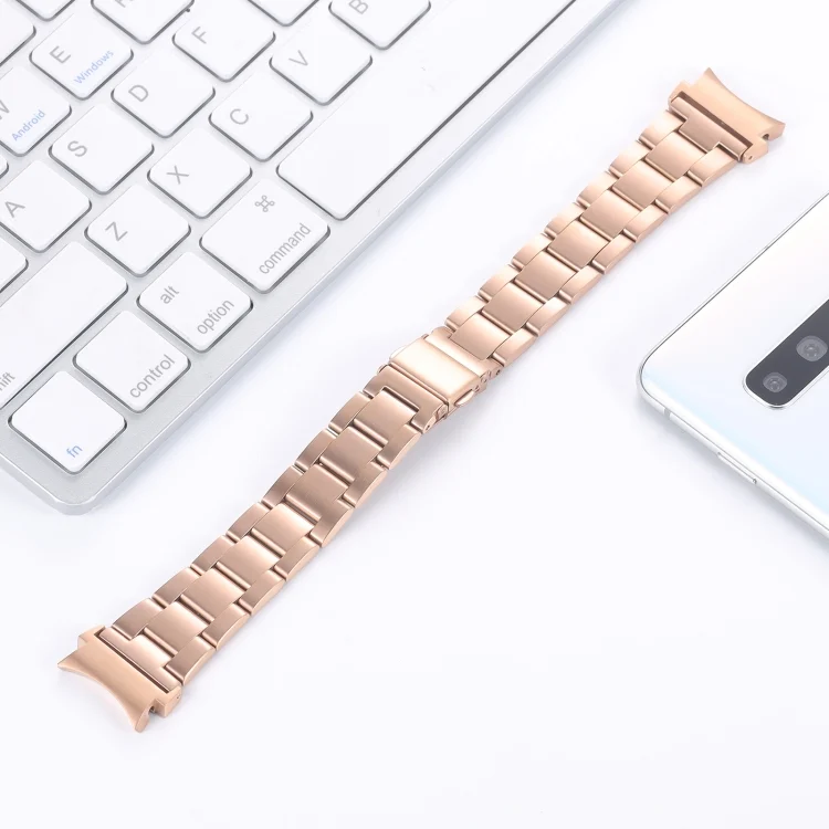 Three-bead Small Waist Steel Strap Watchband