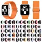 Nylon Braid Strap Watchband For Apple Watch Series - Image 2